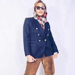 Plaid Zephyr Wool Scarf